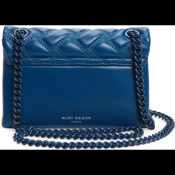 NWT KURT GEIGER LONDON Kensington Leather Mini Crossbody Bag - Picture 6 of 9